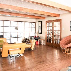 amenager un salon en bois