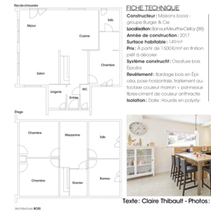 Plan maison bois