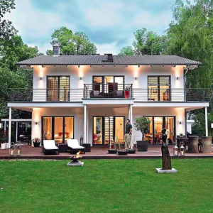 Ethnique chic maison en bois