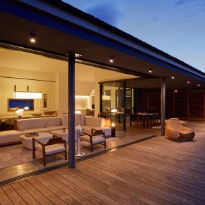 Maison bois avec terrasse kebony
