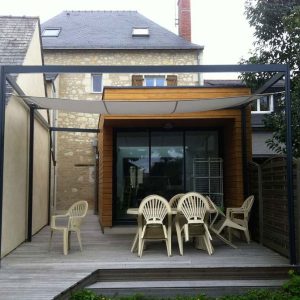 bien proteger son extension bois - maison avec double extension