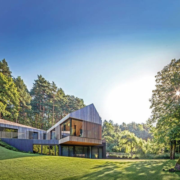 maison bois en lituanie