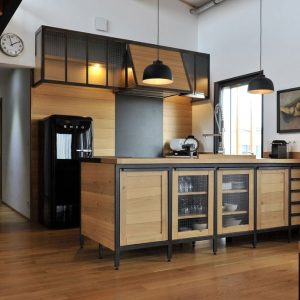 photo 2 cuisine maison en ossature bois moderne