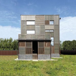 Extérieur maison en ossature bois en Russie