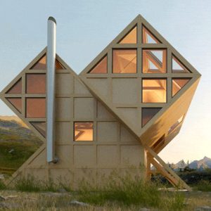 Maison atypique de face
