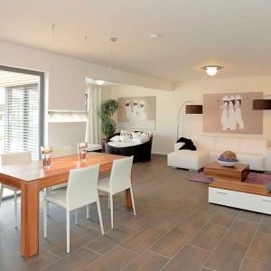 amenagement interieur de maison bois moderne et familiale