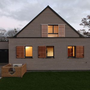 Maison bois développement durable écologie economie bardage construction