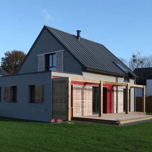 Maison bois développement durable écologie economie bardage construction