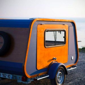 caravane comme maison bois