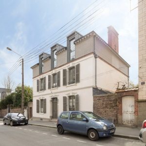 Surélévation bois a rennes - vue extérieure - Caroline Ablain Photographe