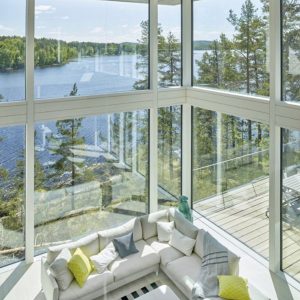 Reportage maison bois - la perle du lac- abd108 - architecture bois - Photo : Polar Life Haus/Janne Kantee