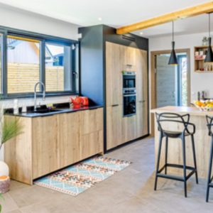 intérieur - cuisine maison triangulaire en haute savoie abd108 - Art Prism