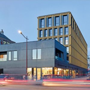 résidence en bois liant force et douceur vue de 3/4 extérieur - abd108 - architecturebois - Stephane Chalmeau et Atelier Maxime Schmitt Architecte