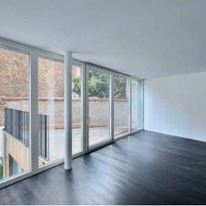 intérieur immeuble en bois