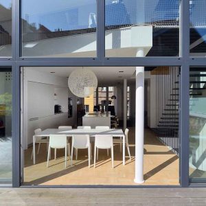 aménagement intérieur immeuble en bois