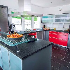aménagement intérieur cuisine maison bois familiale
