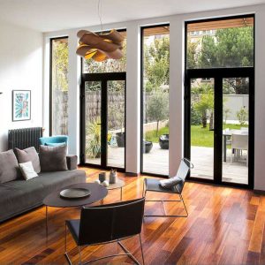 aménagement intérieur d'une maison bois classique