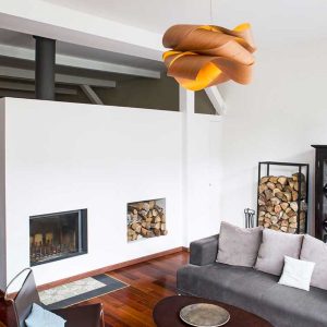 aménagement intérieur d'une maison bois classique