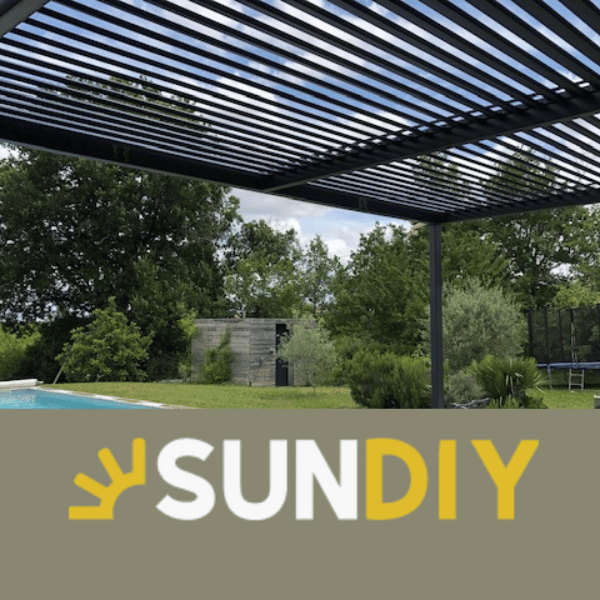 photo 12 pour article "Rénovation de pergola avec SUNDIY" (logo et image sundiy)