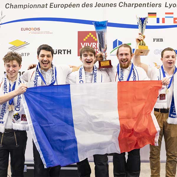 Championnat d'Europe des jeunes charpentiers © Vincent Bourdon