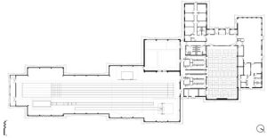 bâtiment bois - Talence - stade - Pierre-Paul Bernard - France - K Architectures - plan