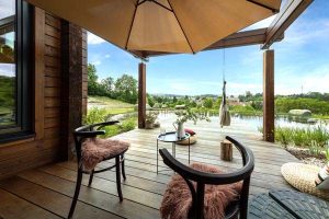 maison bois - Prague - Tchéquie - Kamila Nábělková - Kontio - terrasse