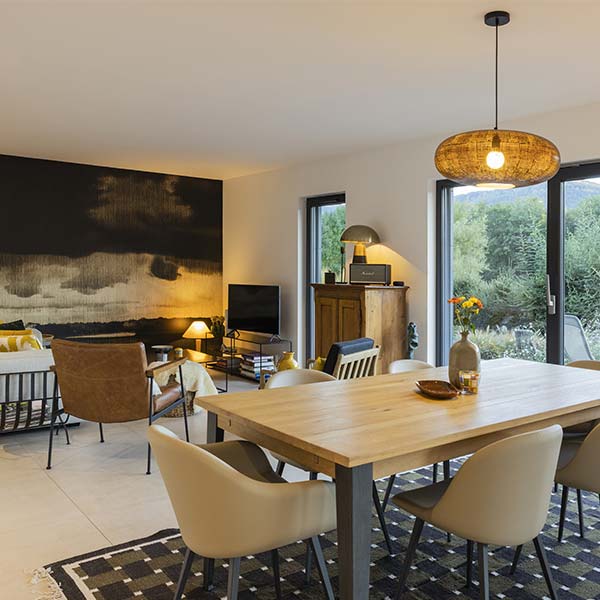 maison bois - Haut-Rhin - Munster - Maisons booa - Franck Paubel - salon