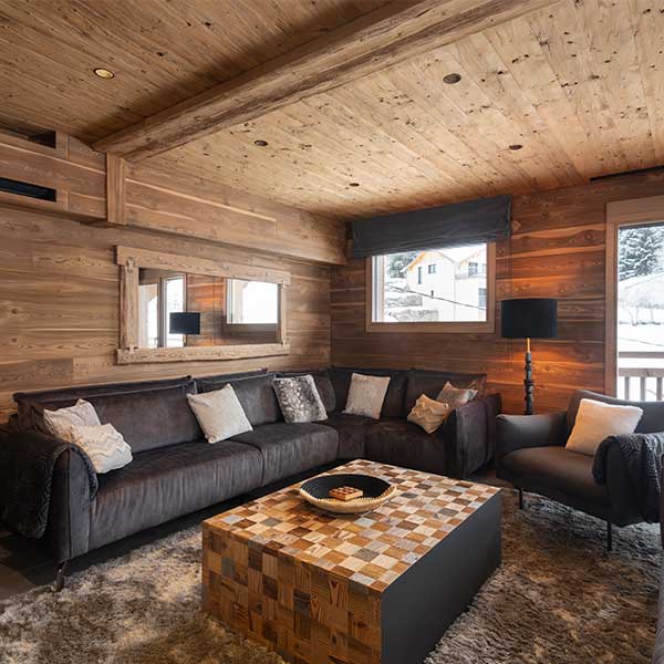 chalet bois - Décobois - Thomas Devrard - salle de séjour