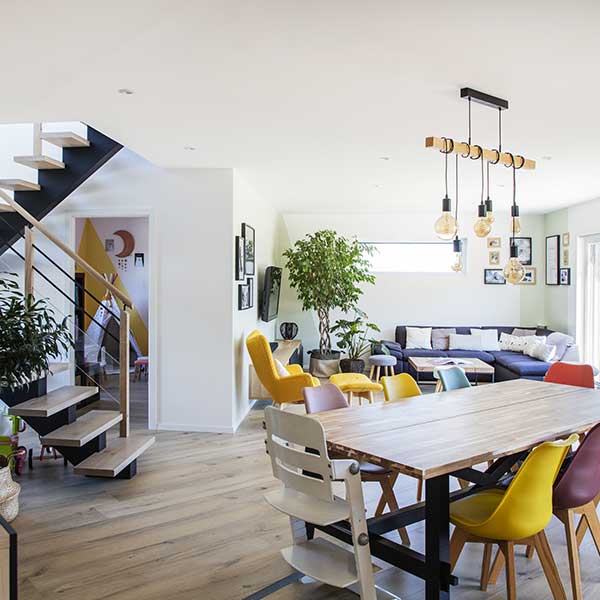 maison bois - Maisons booa - Franck Paubel - salon