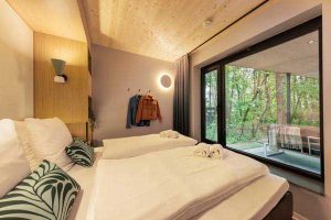 maison bois - Allemagne - Bispinger Heide - Concrete Architecture - chambre à coucher -