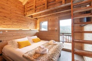 chalet bois - Décobois - Vosges - chambre à coucher