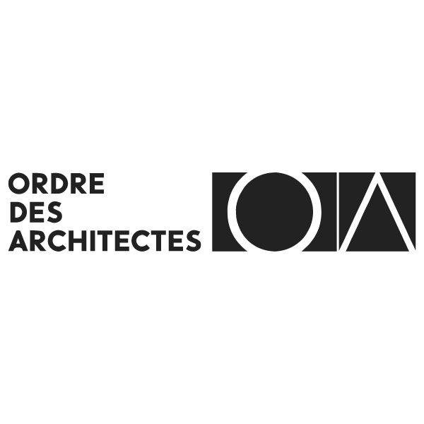 logo noir et blanc ordres des architectes