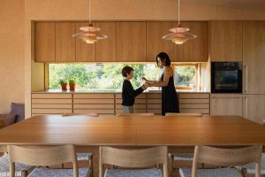 maison bois - Grønsfjorden - Norvège - Kebony - Kristian Alvéo - cuisine