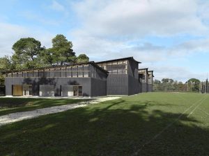 bâtiment bois - Talence - stade - Pierre-Paul Bernard - France - K Architectures - G. Amat