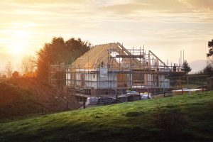 Maison en bois construction