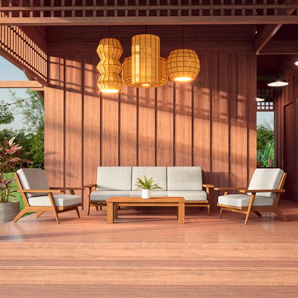 terrasse en bambou pefc