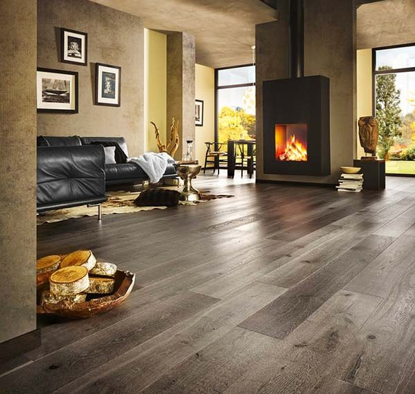 parquet massif - maison contemporaine