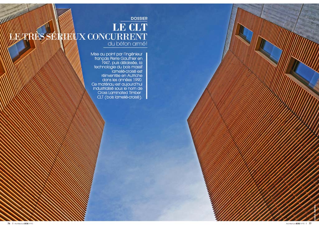Architecture Bois magazine CLT