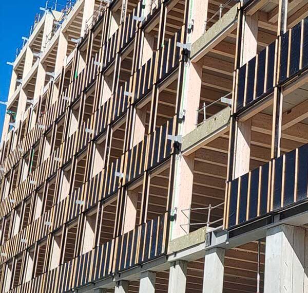 logelis fabricant de mur à ossature bois pour batiments bois