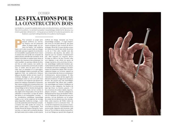 article dossier fixation assemblage bois n°HS57 - Construire Bois