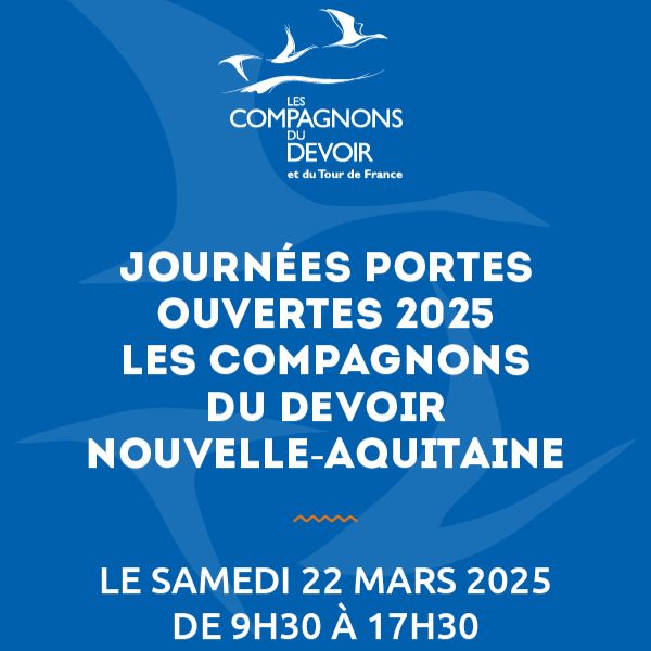 Journées portes ouvertes 2025 : découvrez les formations des Compagnons du Devoir